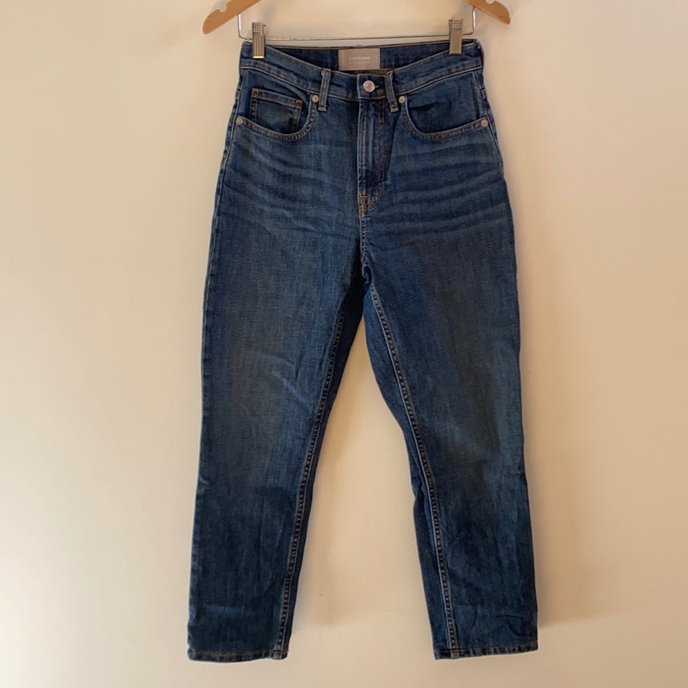 Everlane High Rise Straight Jeans - Picture 2 of 6